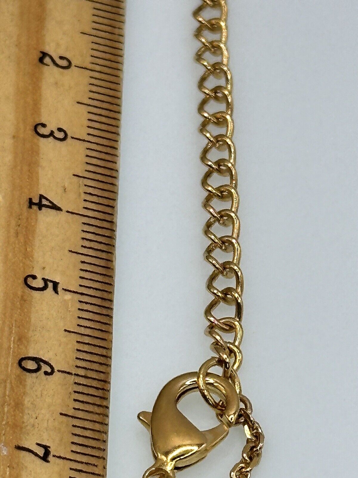 Gold Plated Necklace Made With Swarovski Crystals New Old Stock