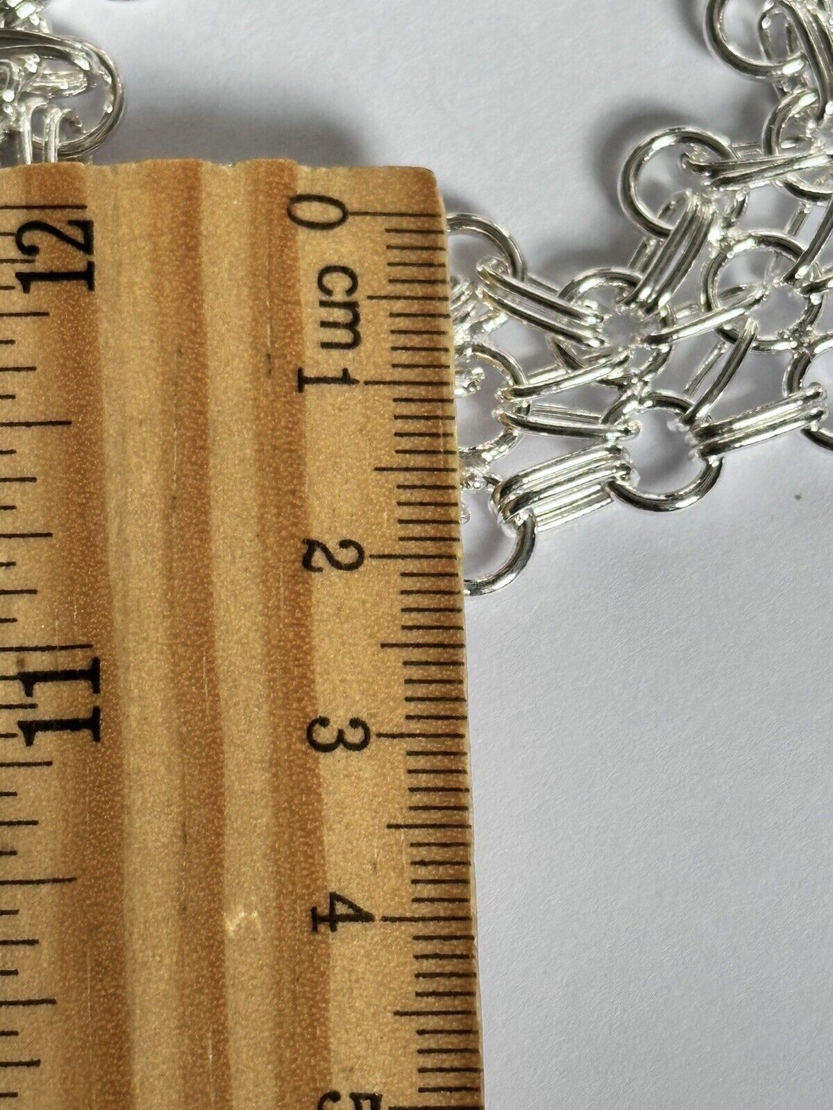 Silver 925 Detailed Chain Link Bracelet 25.52g