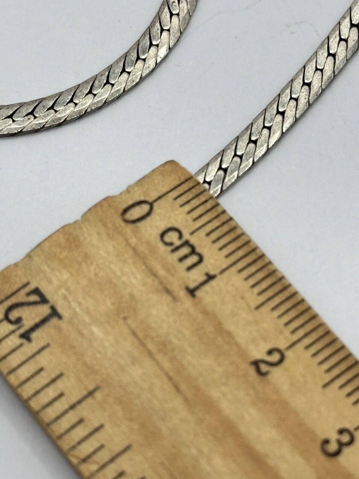 Vintage Silver 925 Wishbone Chain Necklace