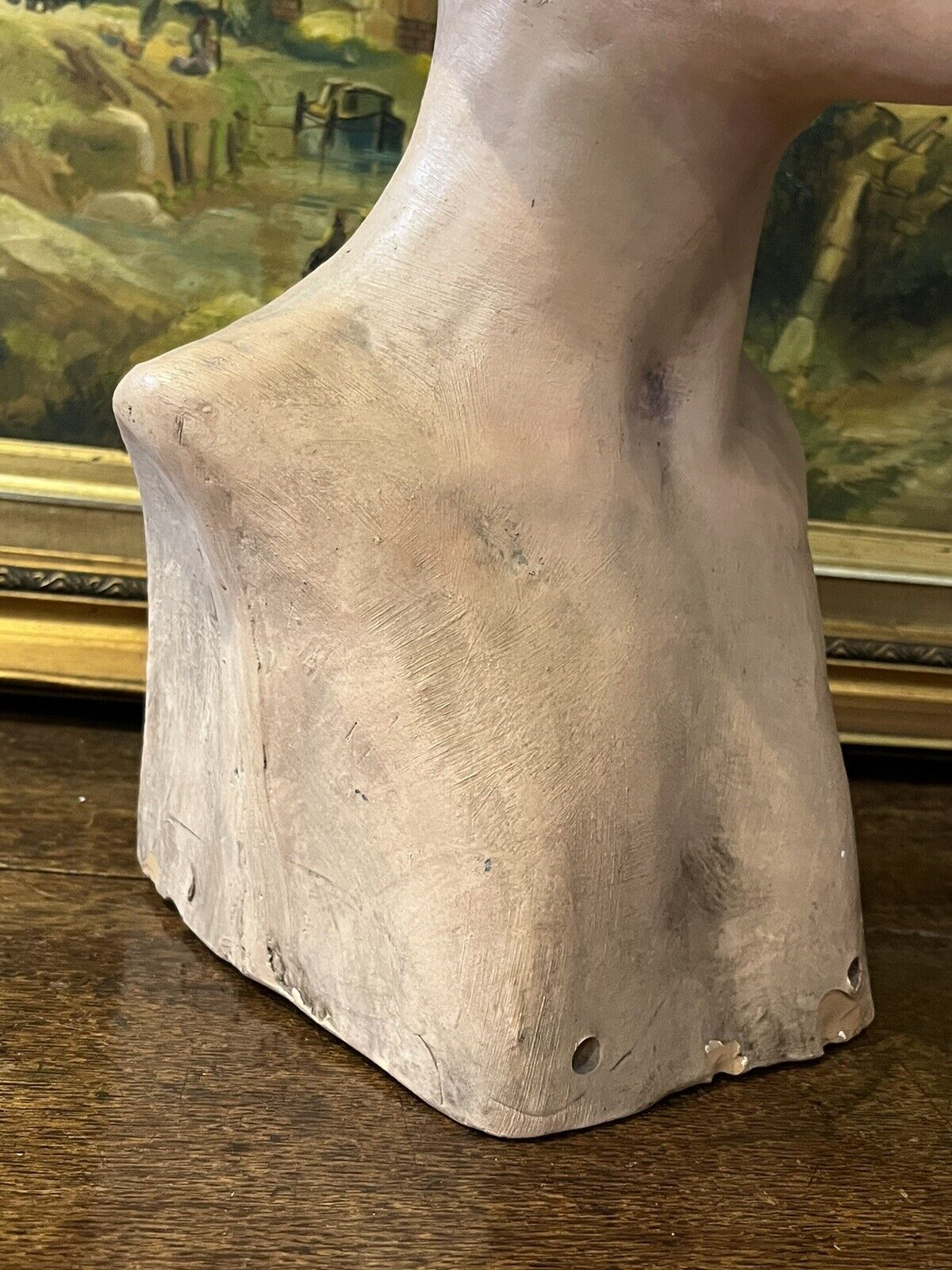 Art Deco Milliners Head, Heavy Pottery Model, Superb Quality