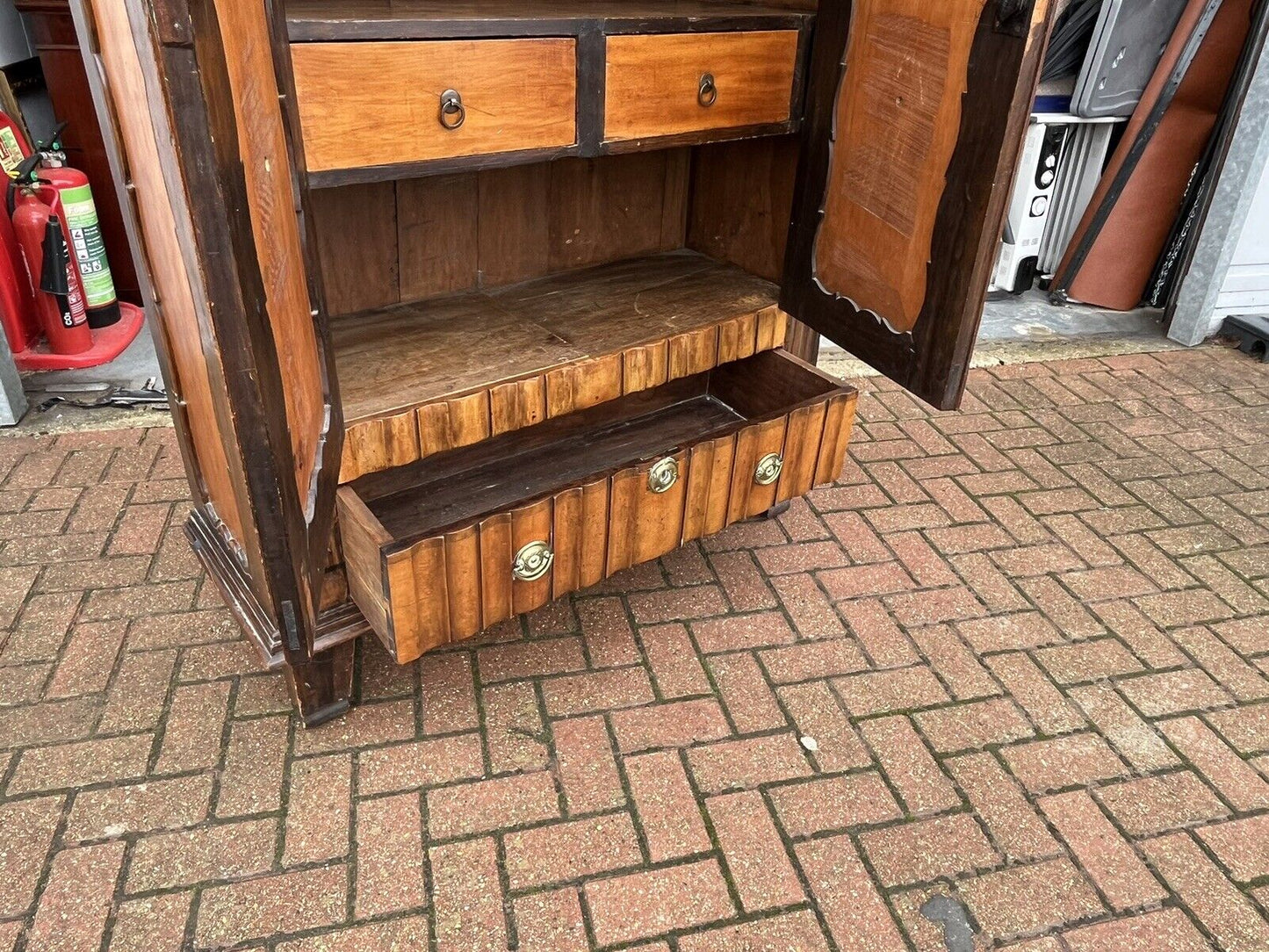 Antique Cabinet, Loads Of storage, Secret Compartment. With Key