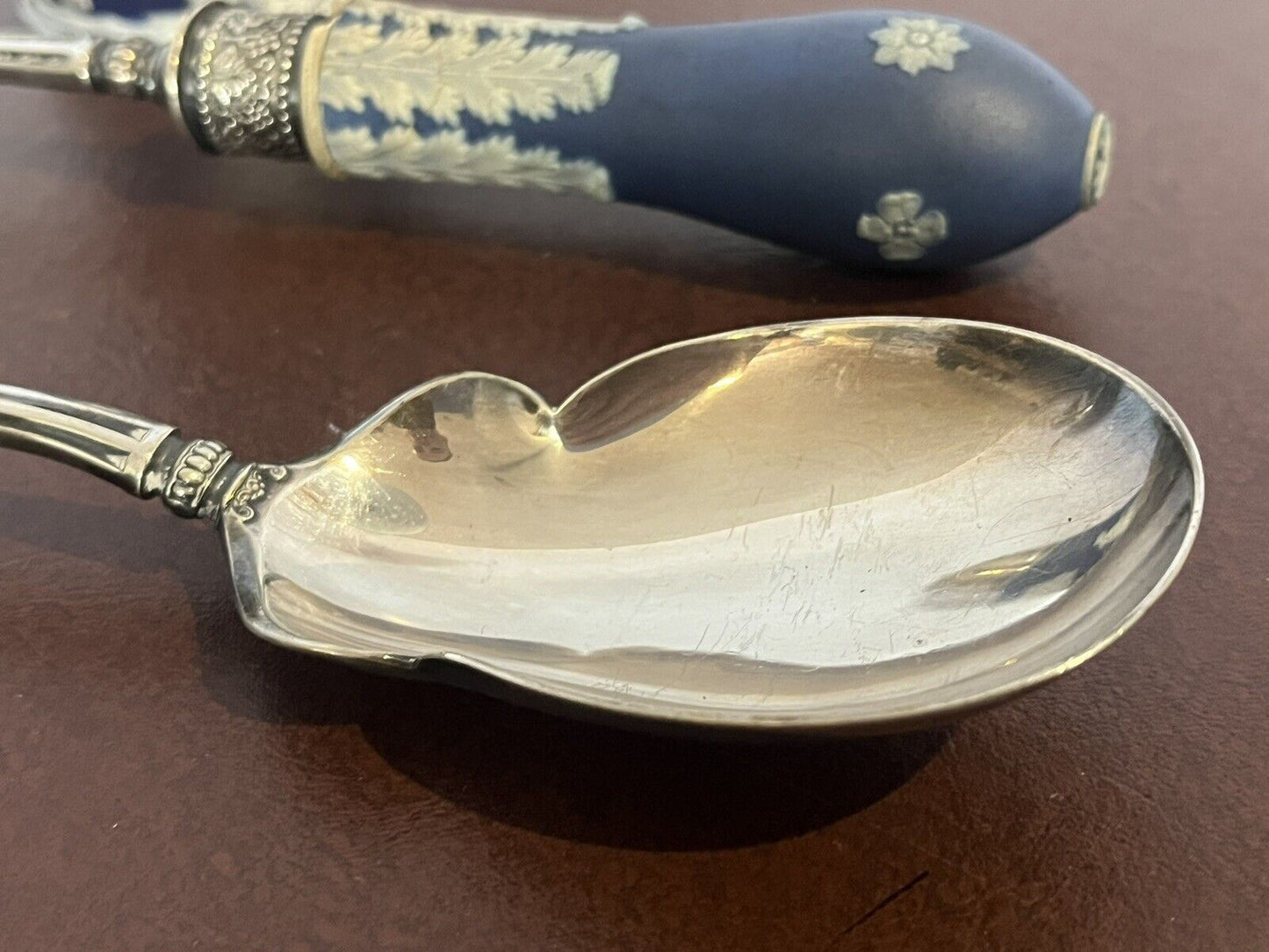 Wedgwood Salad Servers And Sugar Shaker