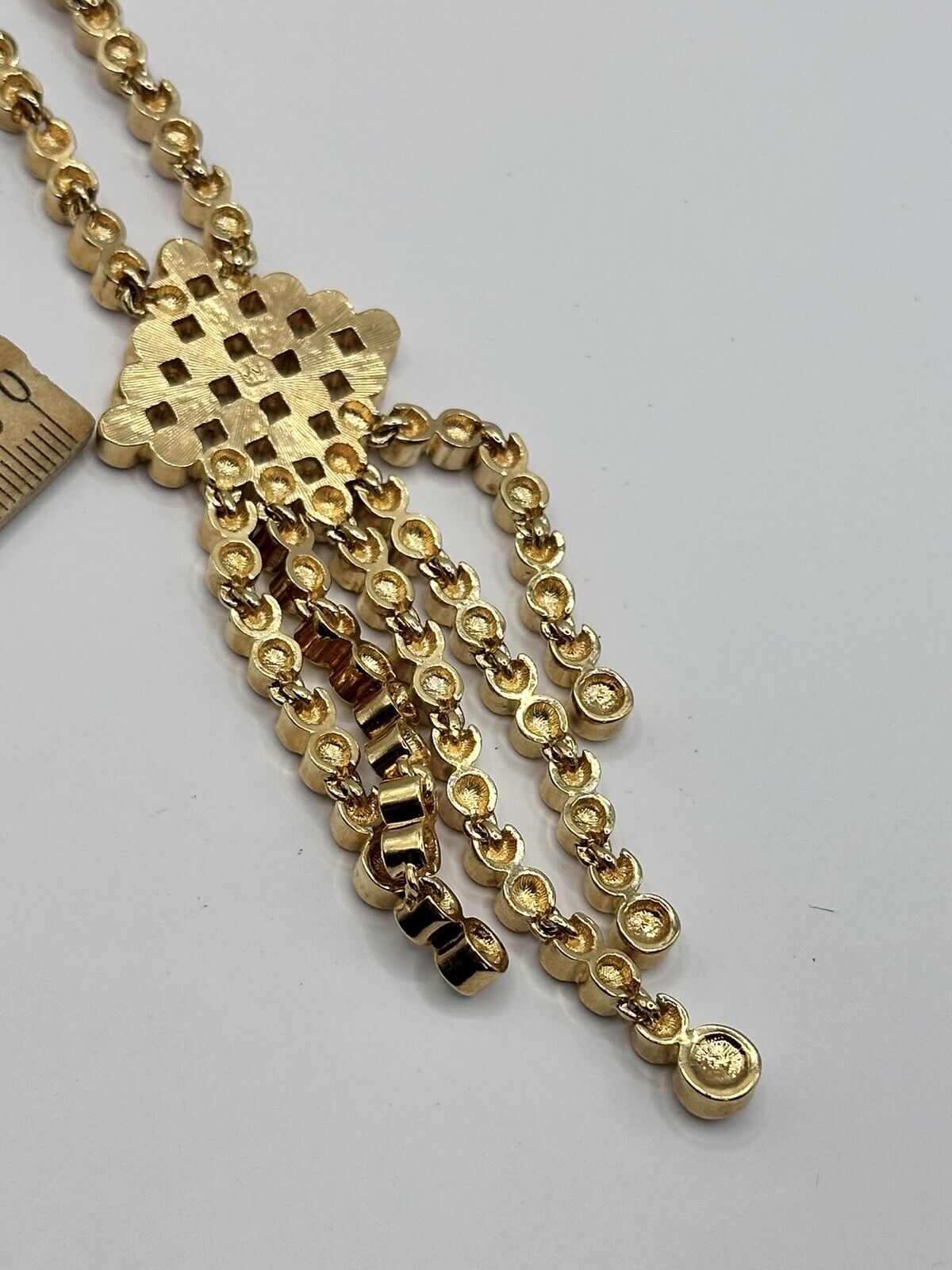 Statement Gold Plated Aurora Borealis Made With Swarovski Crystals New Old Stock