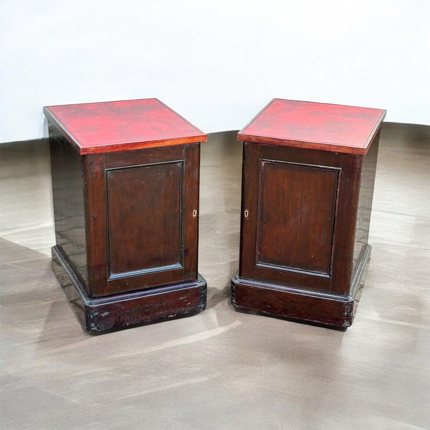Pair Of Victorian Bedside Cabinets