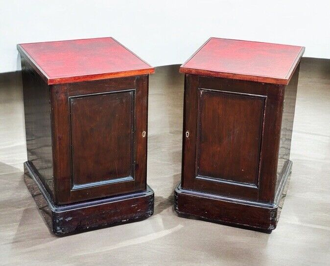 Pair Of Victorian Bedside Cabinets