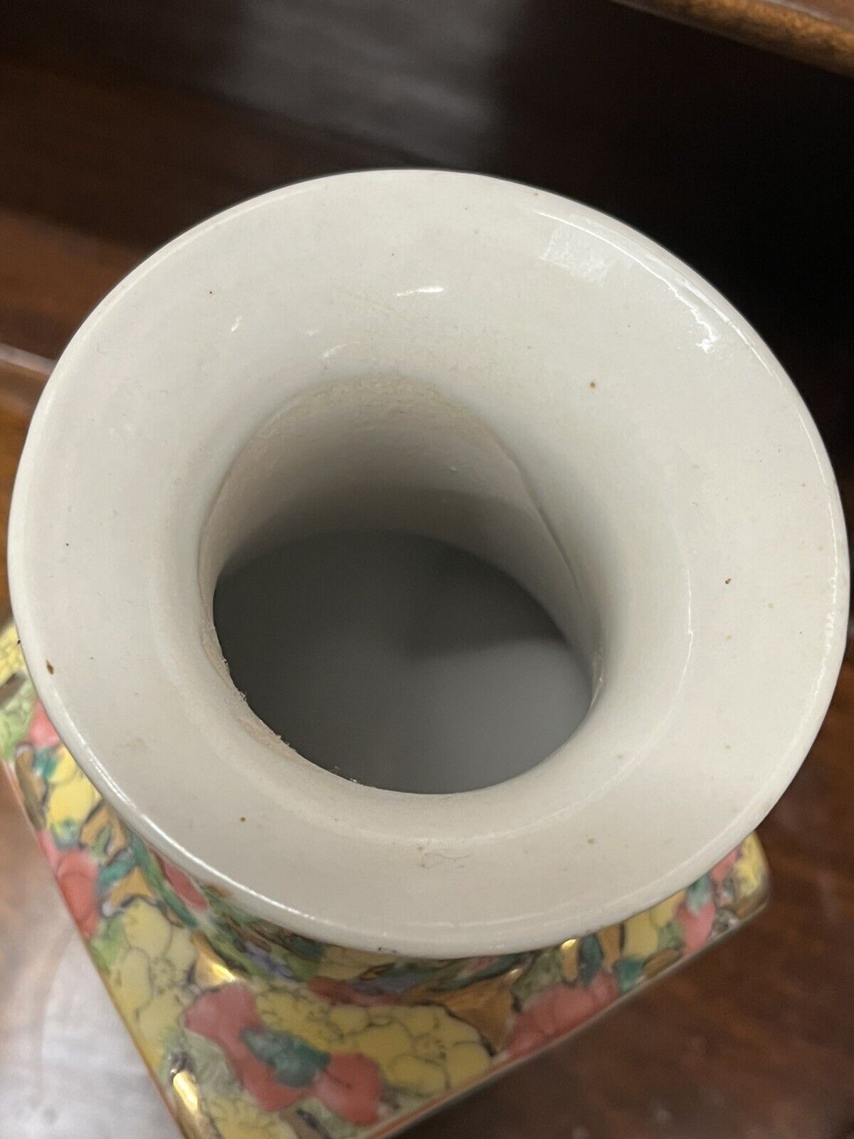 Pair Of Famille Rose Chinese Vases