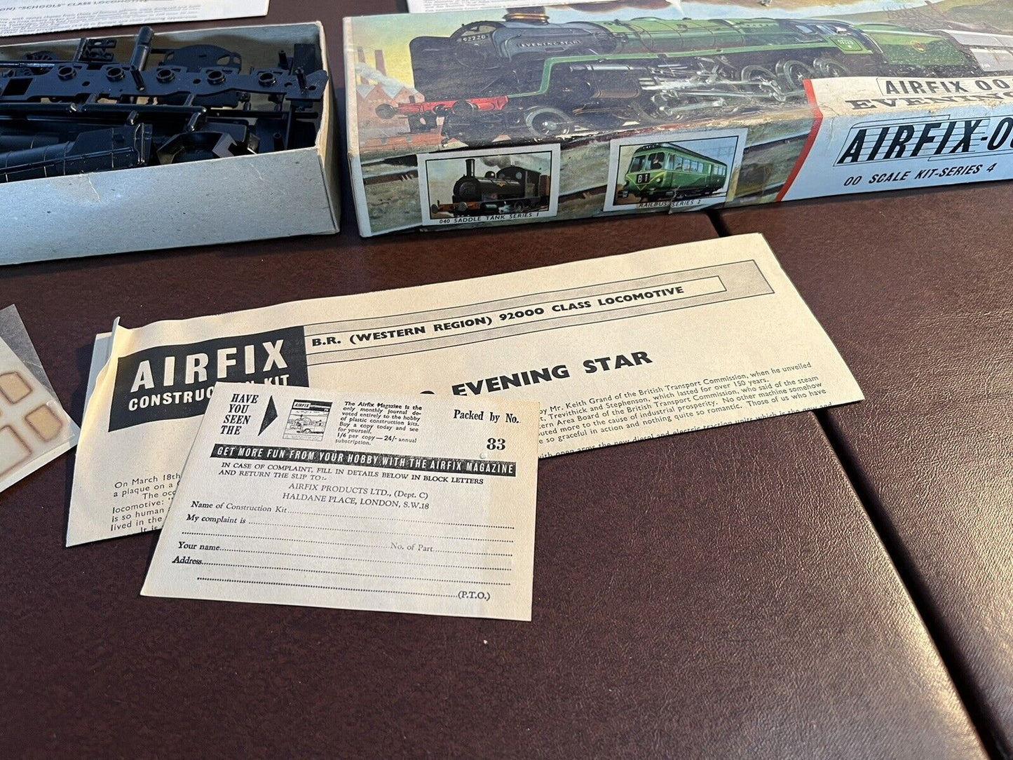 3 Vintage Boxed Airfix Train Kits:- BR MOGUL, HARROW & EVENING STAR