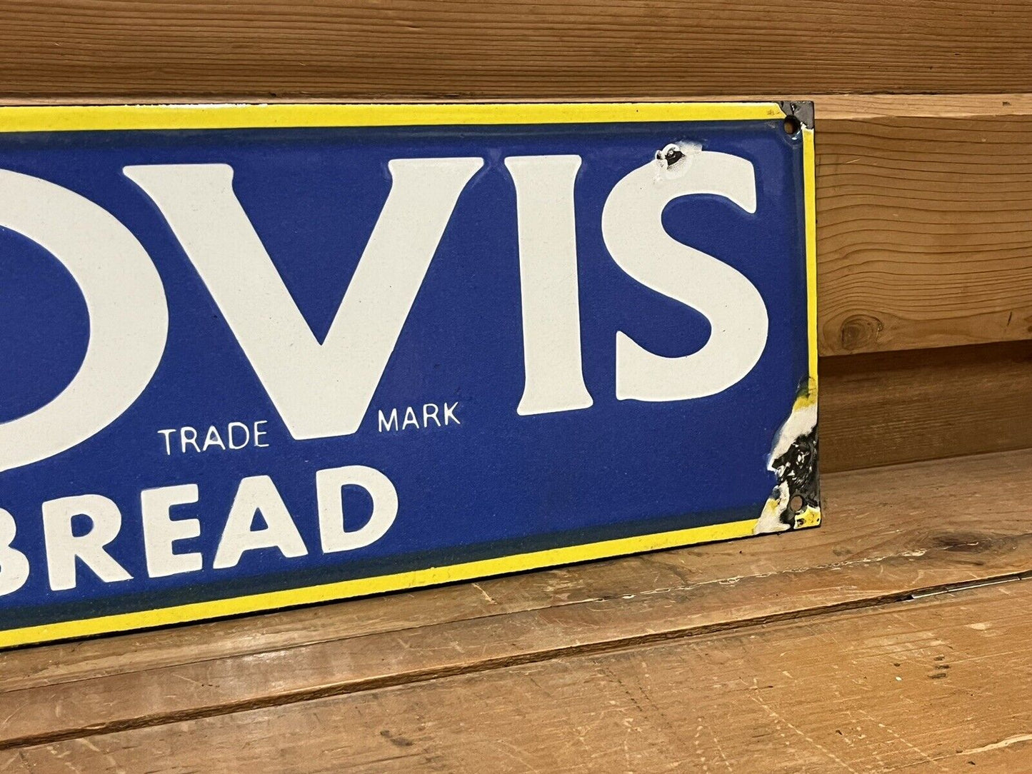 Hovis Enamel Sign.