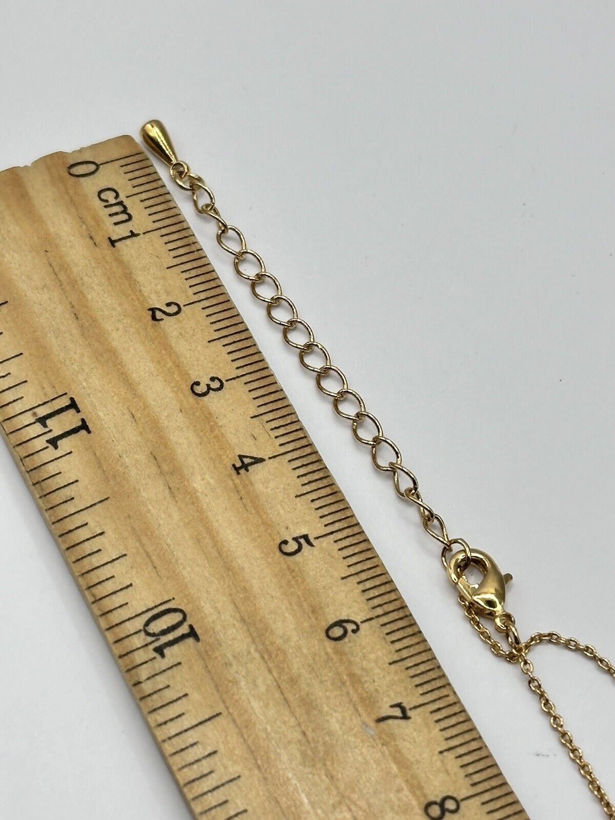Gold Plated Necklace Made With Clear Swarovski Crystals