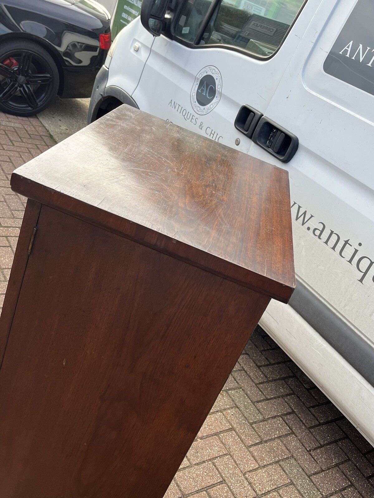 Edwardian Mahogany Wellington Chest. Large In Size