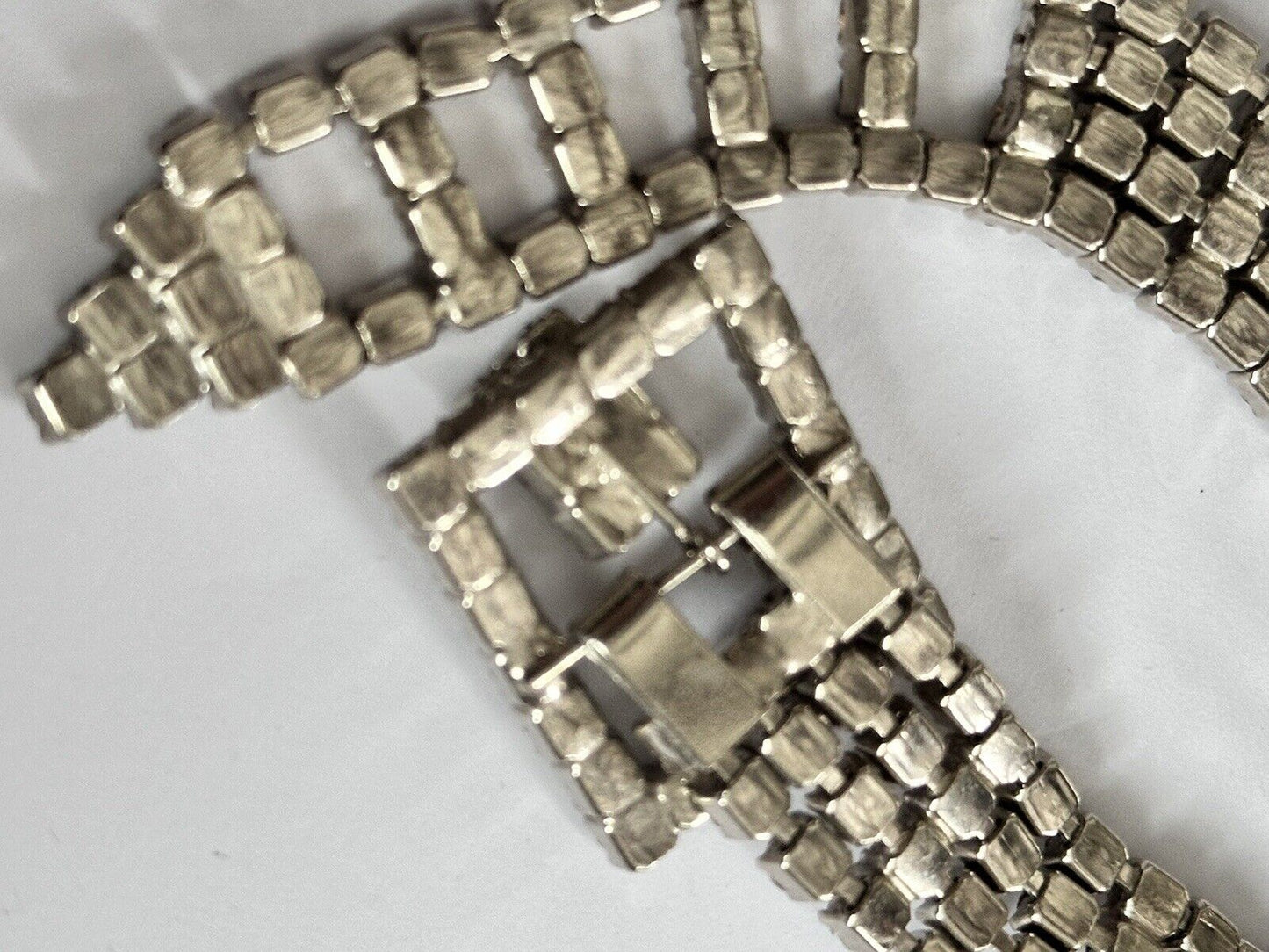 Vintage Paste Belt Buckle Style Bracelet
