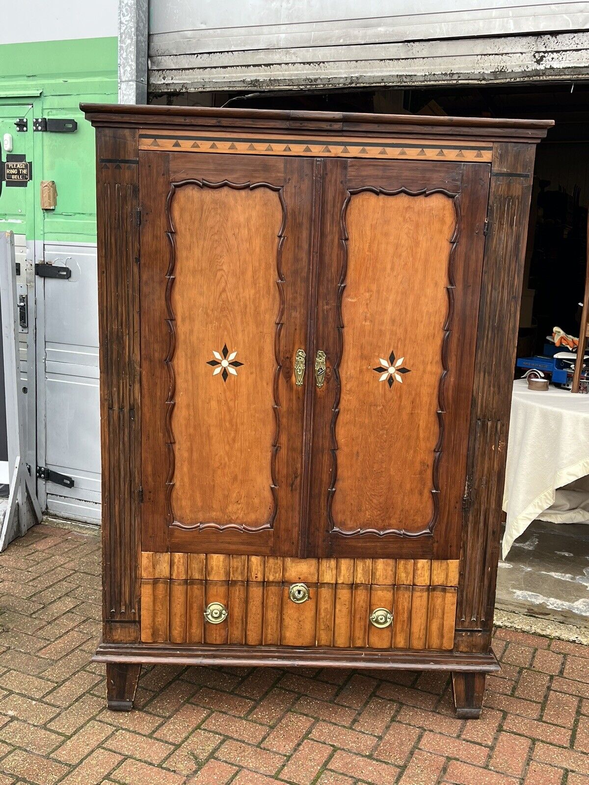 Antique Cabinet, Loads Of storage, Secret Compartment. With Key