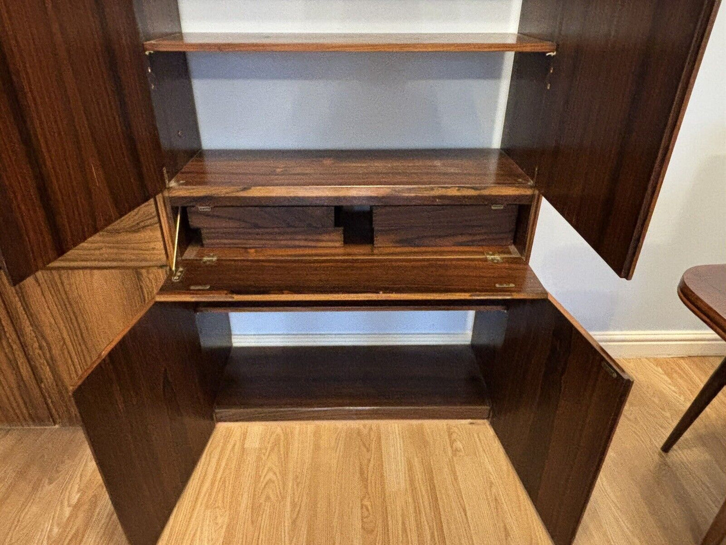 Archie Shine Rosewood Cocktail Cabinet, Display Cabinet, Shelves & Cupboards