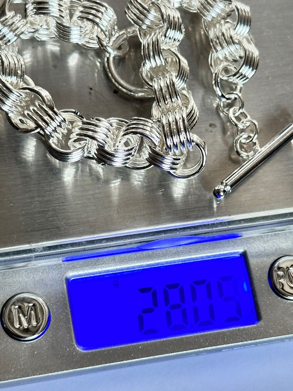 Silver 925 Chain Link Bracelet 28.05g