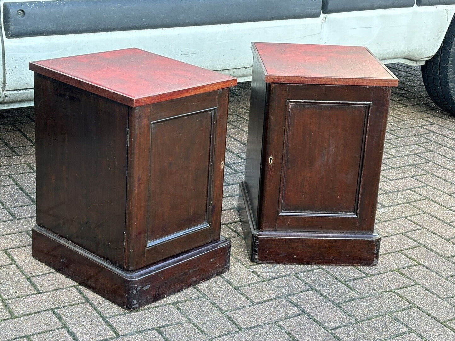 Pair Of Victorian Bedside Cabinets