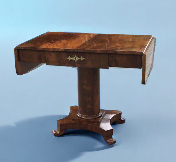 Antique Mahogany Biedermeier Sofa/Side Table. Superb Quality.