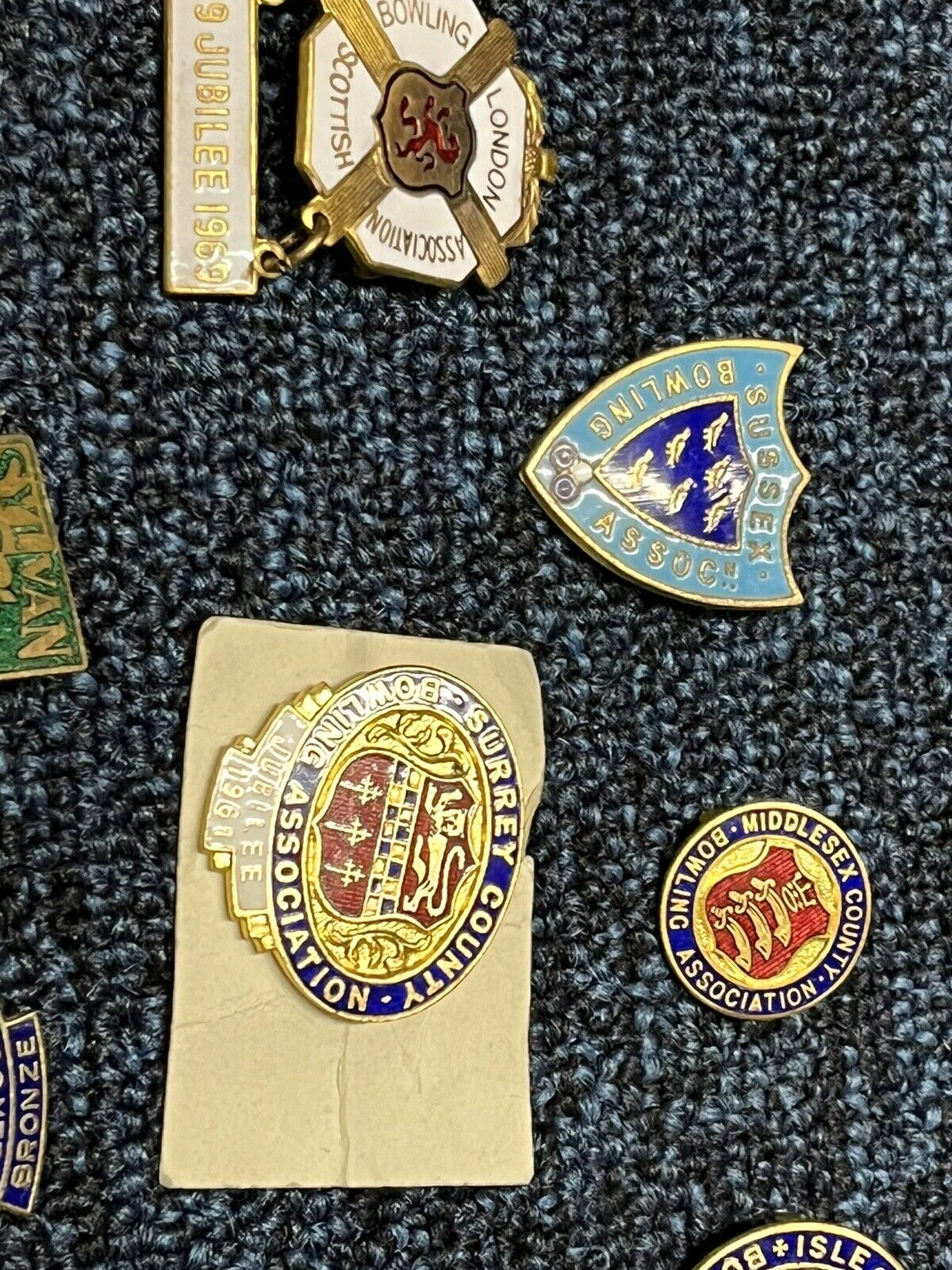 Bowls Club Badge Collection