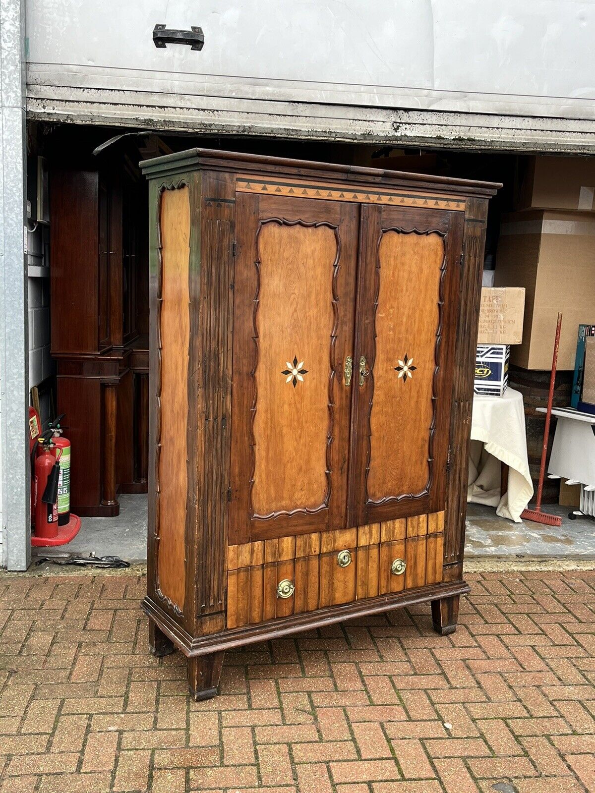 Antique Cabinet, Loads Of storage, Secret Compartment. With Key