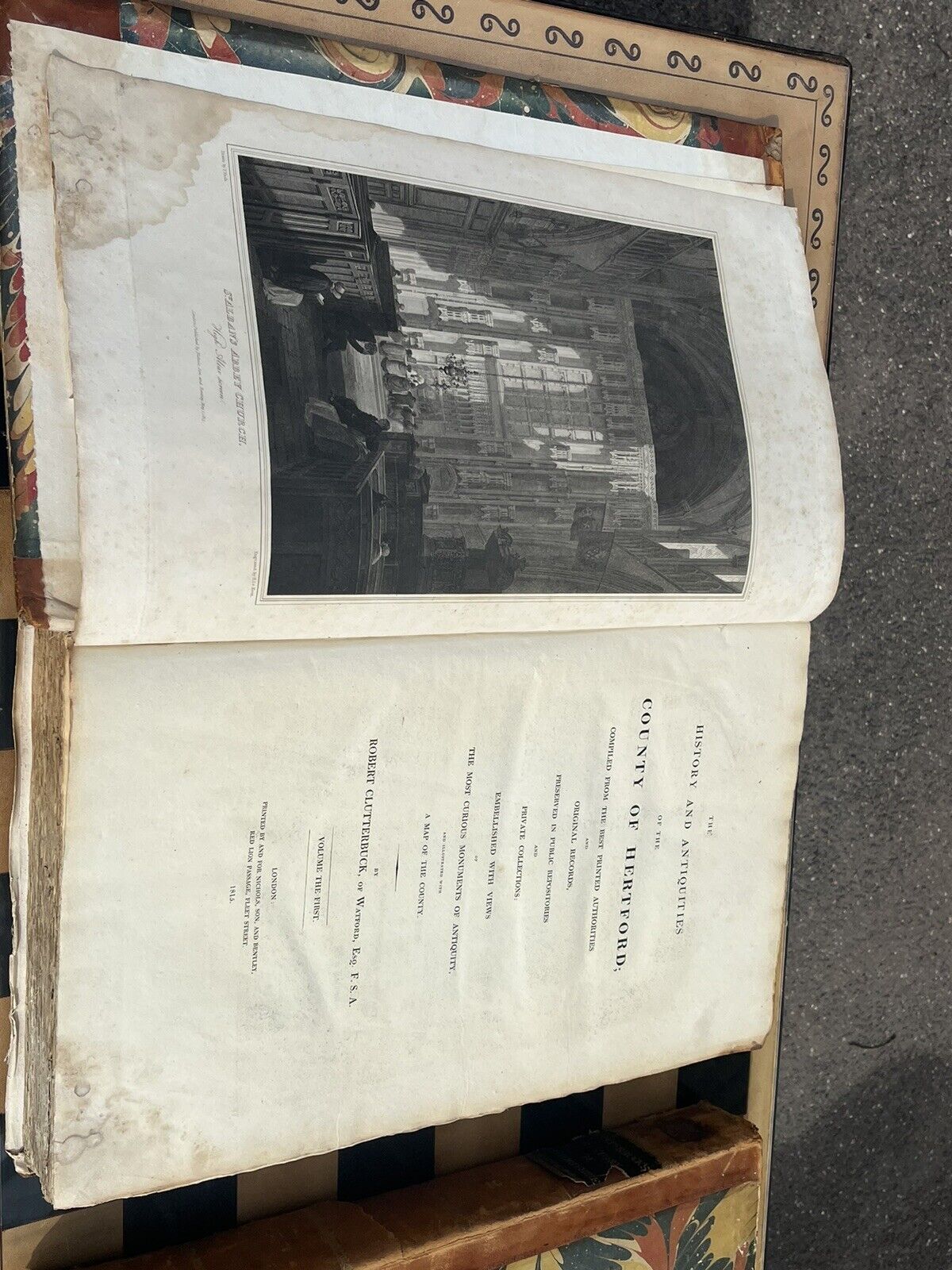 History Of Hertfordshire, Large Victorian Folio, By Clutterbucks. Vol 1&2