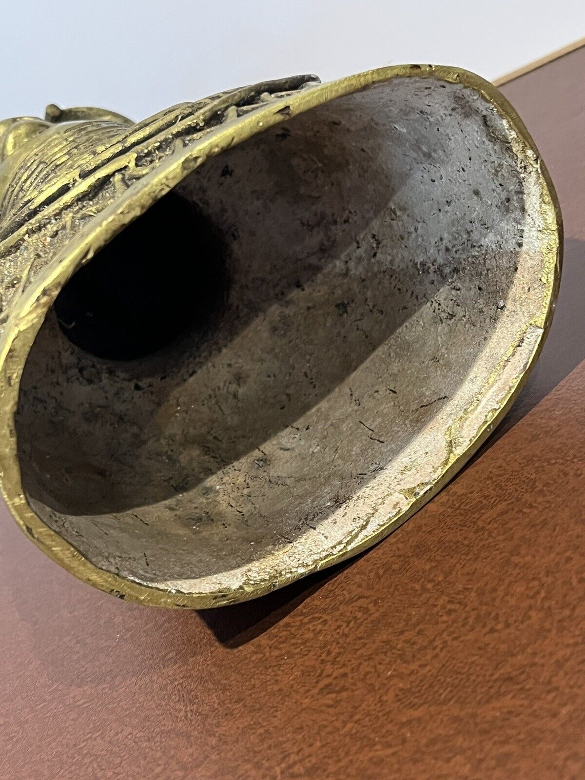 Benin Bronze Bust Of A King. LARGE IN SIZE. We Ship Worldwide.