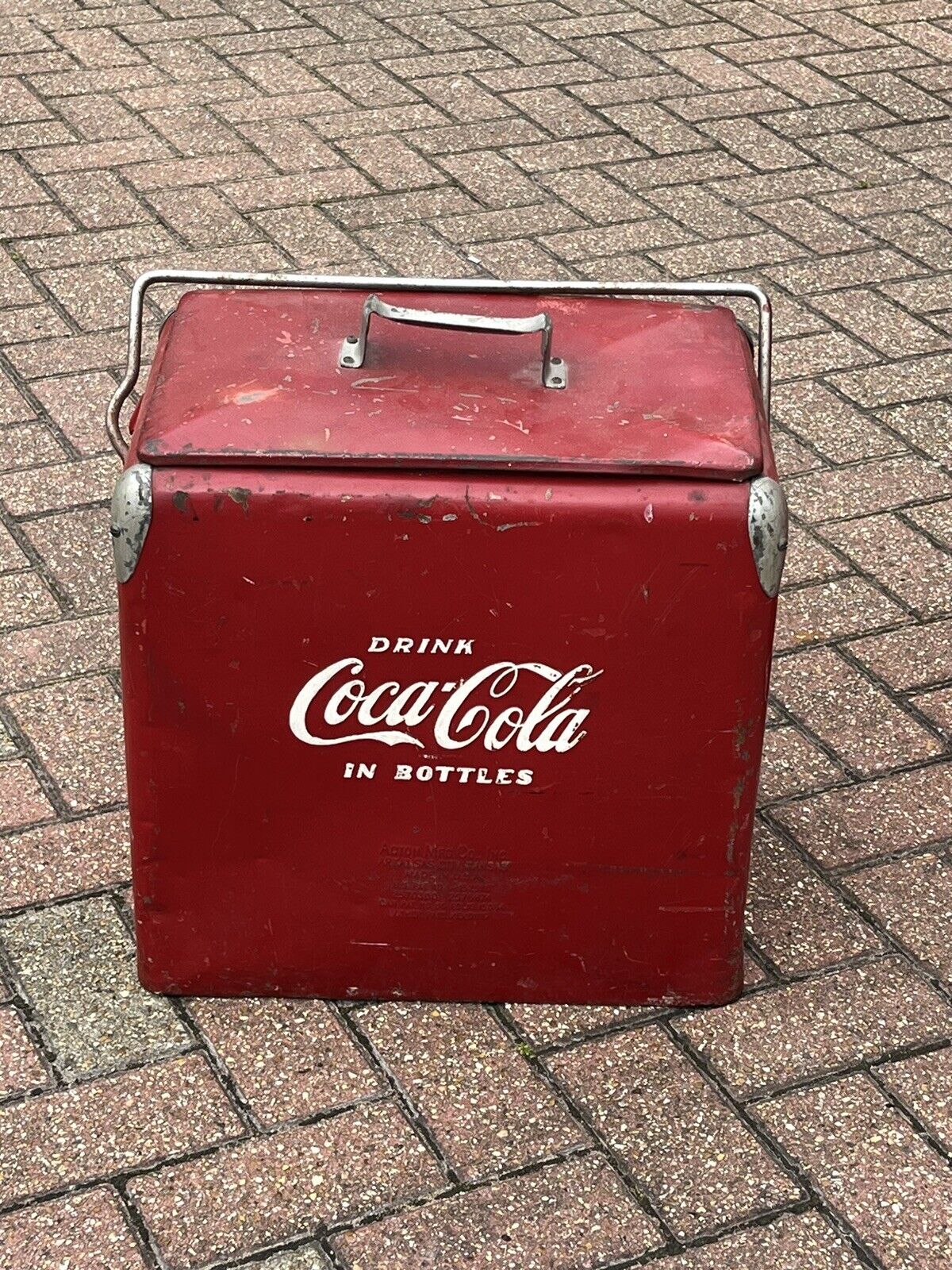 Original American Coca Cola Cool Box, Ice Box.