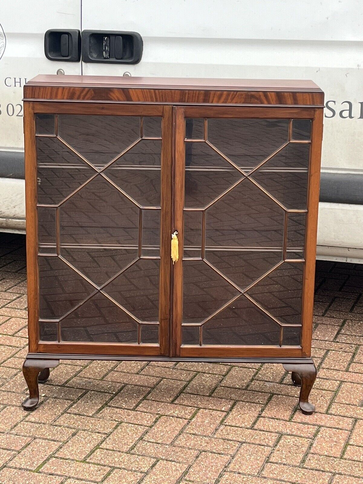 Mahogany Bookcase With Adjustable Shelves