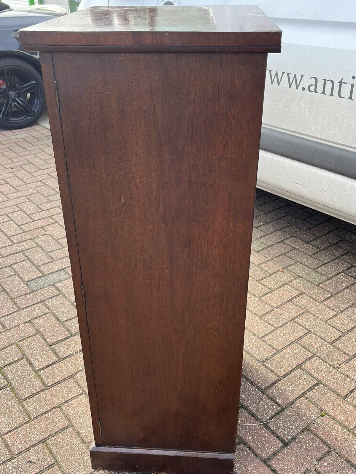 Edwardian Mahogany Wellington Chest. Large In Size
