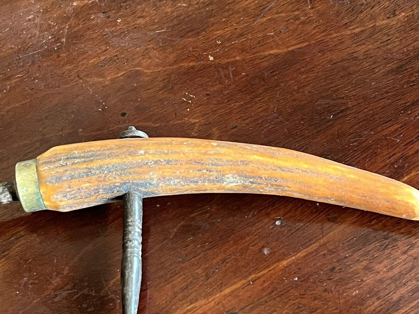 Antique Boars Tooth/Tusk Corkscrew