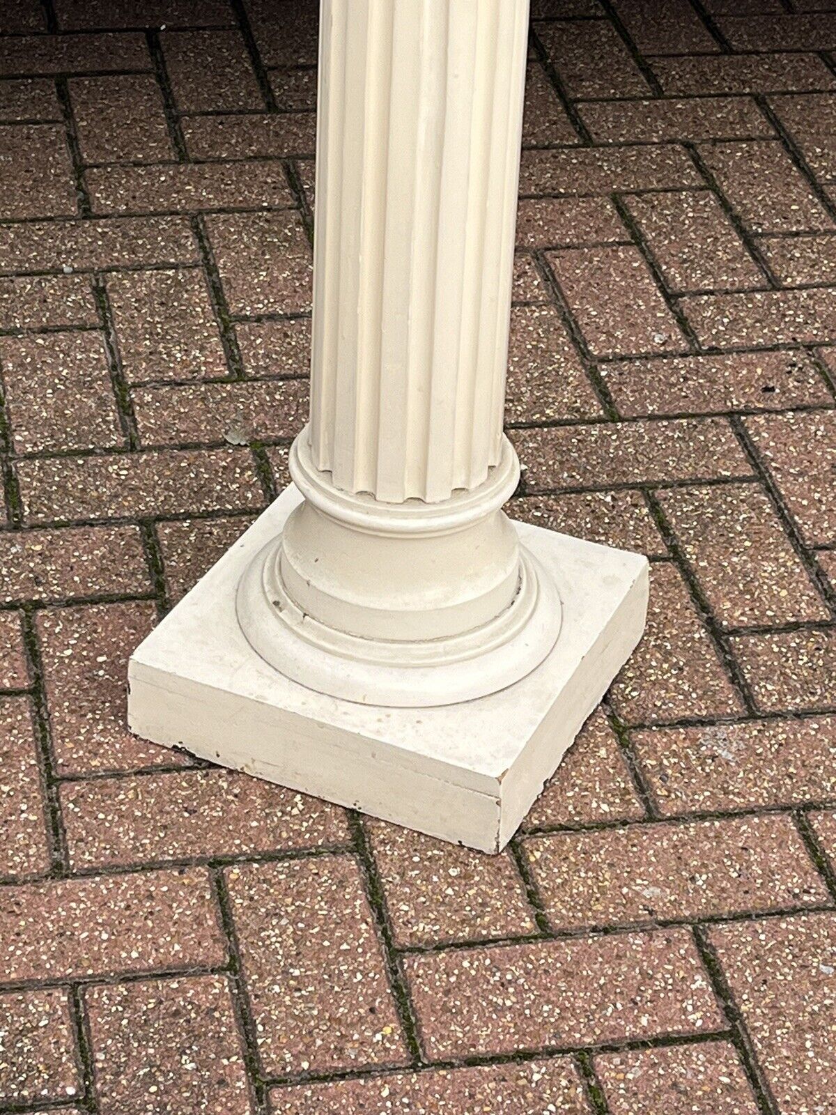 Corinthian Column, Painted Wood, Display Stand