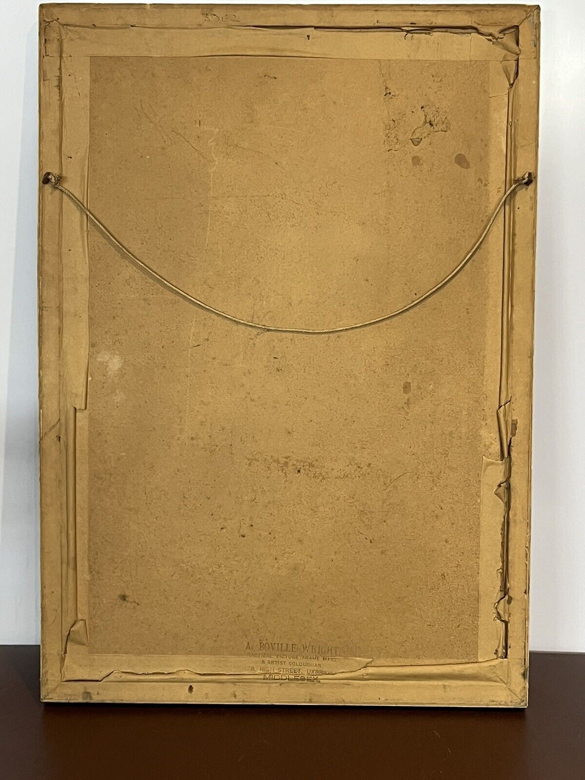 Mid Century Framed Mona Lisa Print