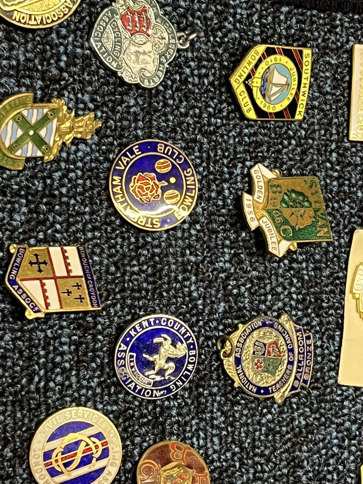 Bowls Club Badge Collection