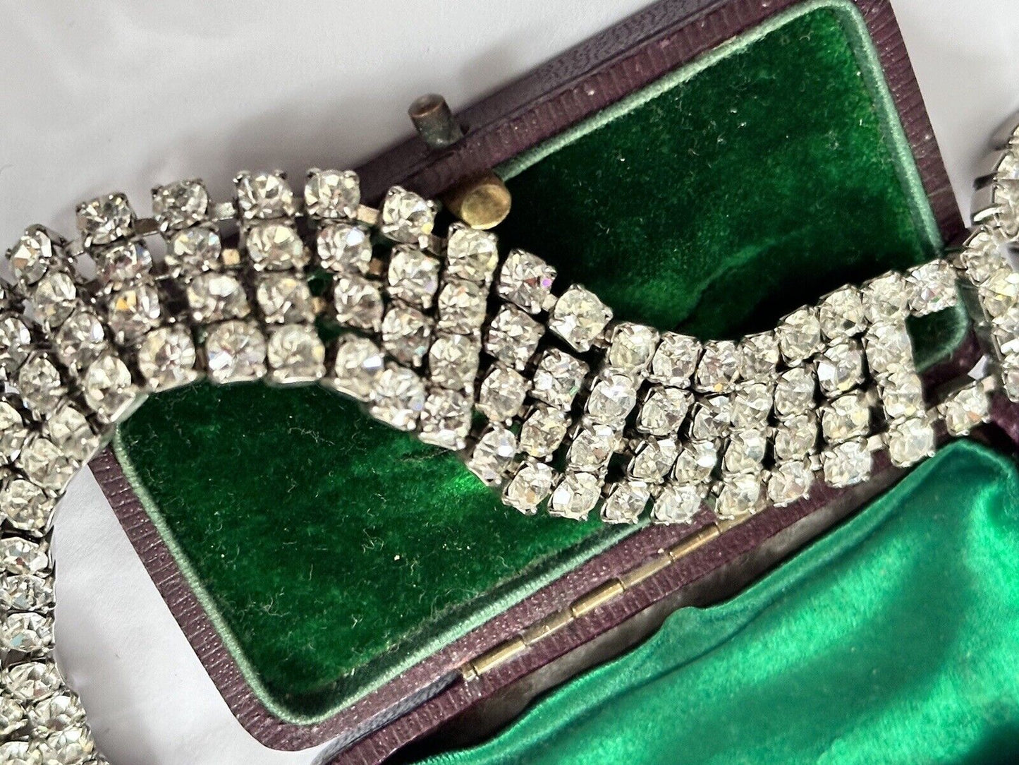 Vintage Paste Belt Buckle Style Bracelet