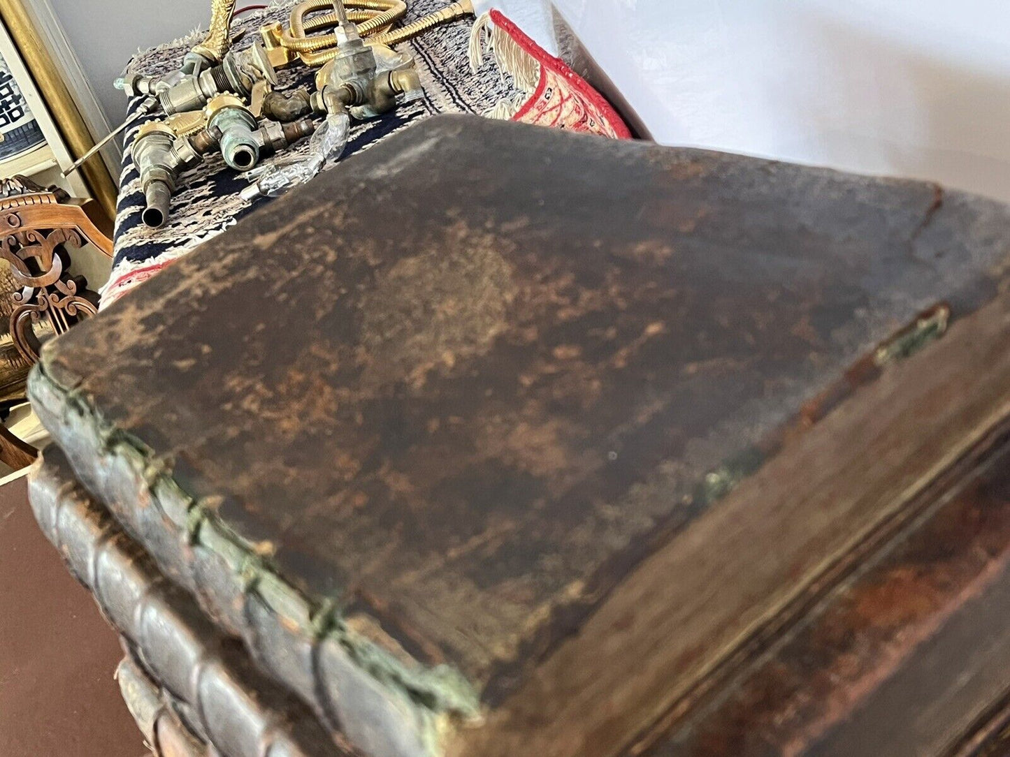 Antique Secret Hidden Tantalus. Antique Books With Pull Out Tantalus