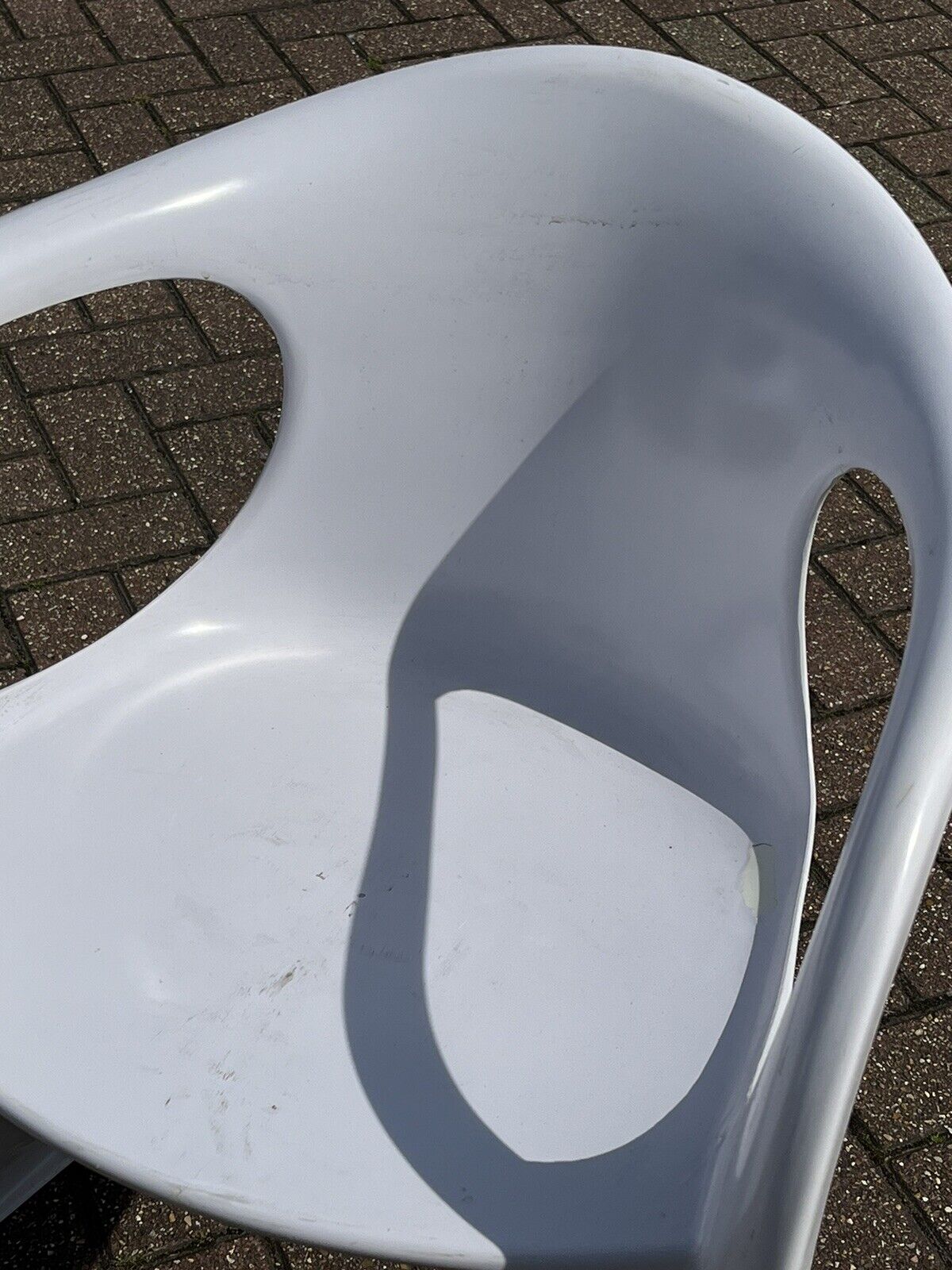 4 Vintage Casalino Patio Chairs. They Stack Too.