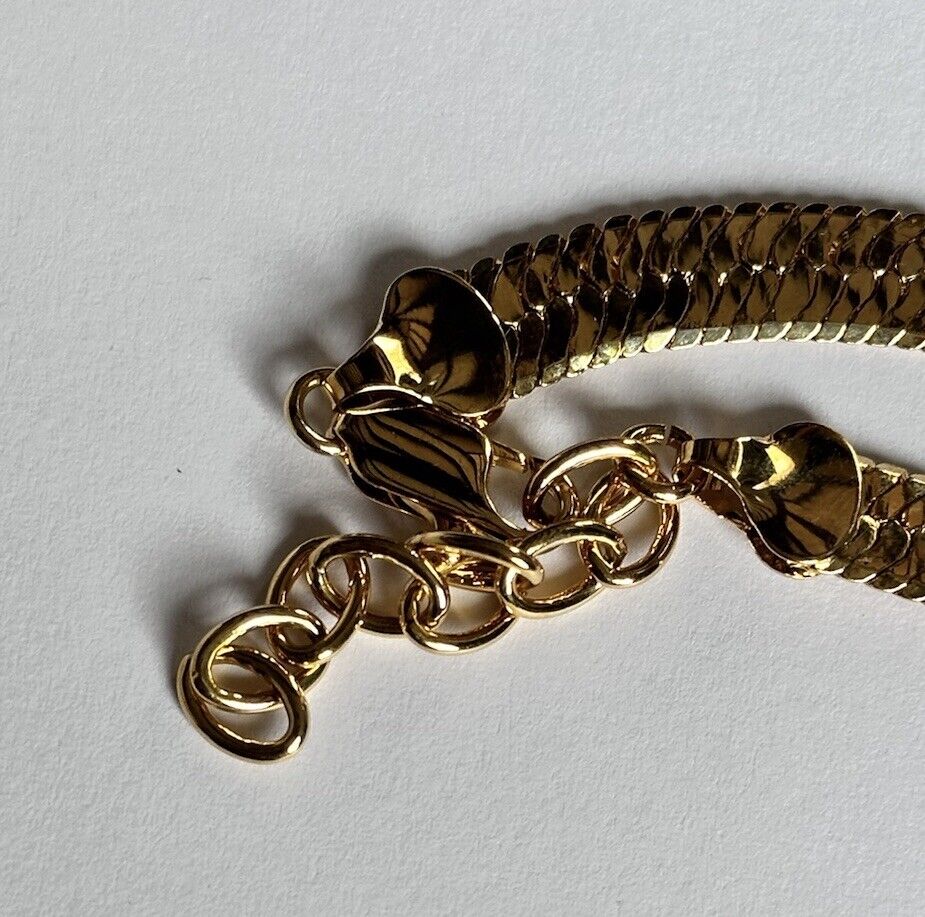 Vintage Gold Plated Detailed Necklace