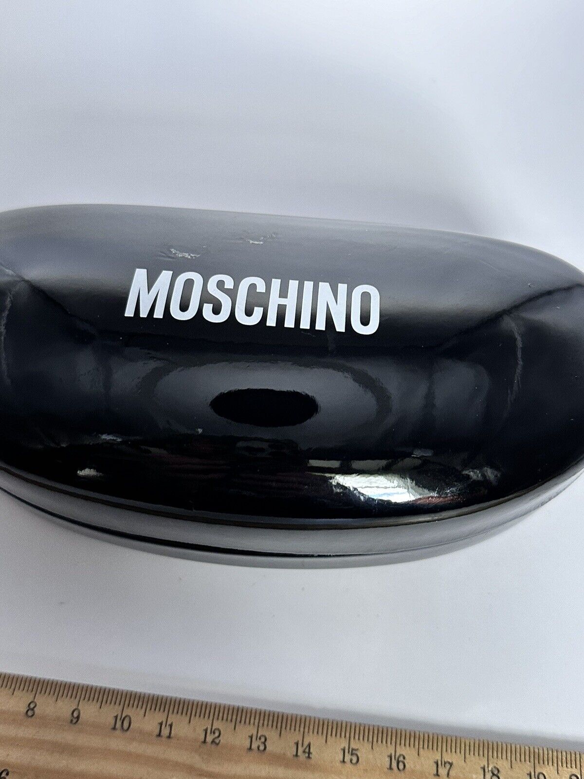 Vintage Stylish Moschino Tortoise And  Black Framed Sunglasses With Case