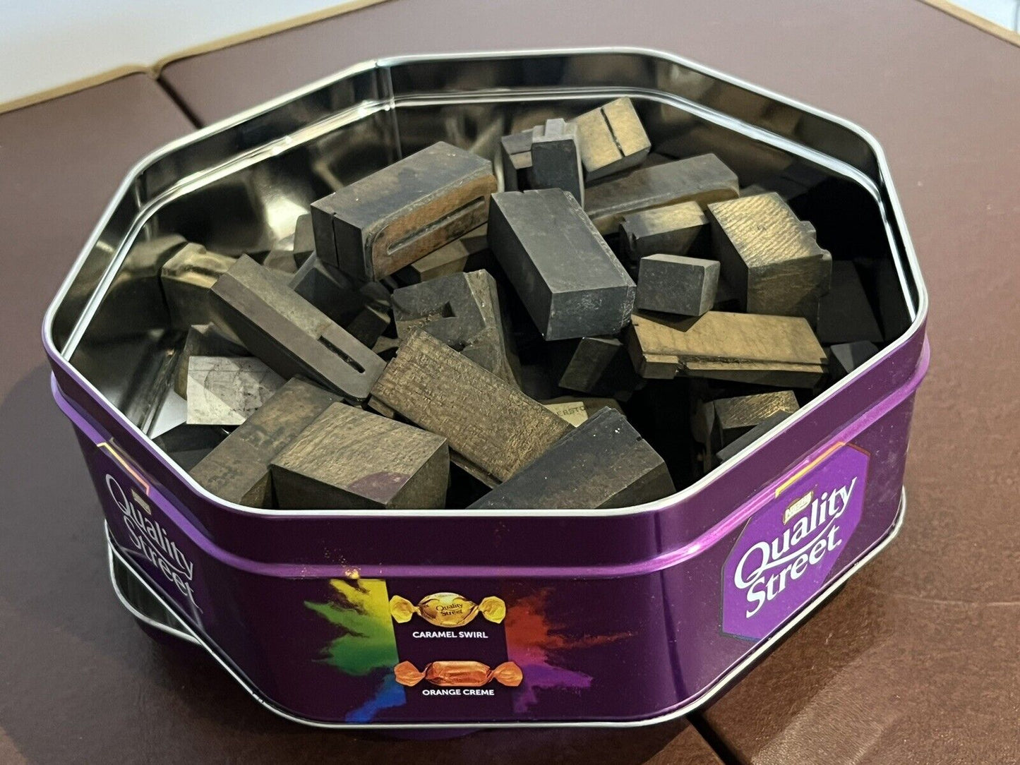 Printers Wooden Type Blocks