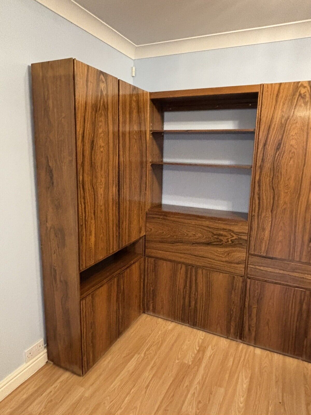 Archie Shine Rosewood Cocktail Cabinet, Display Cabinet, Shelves & Cupboards