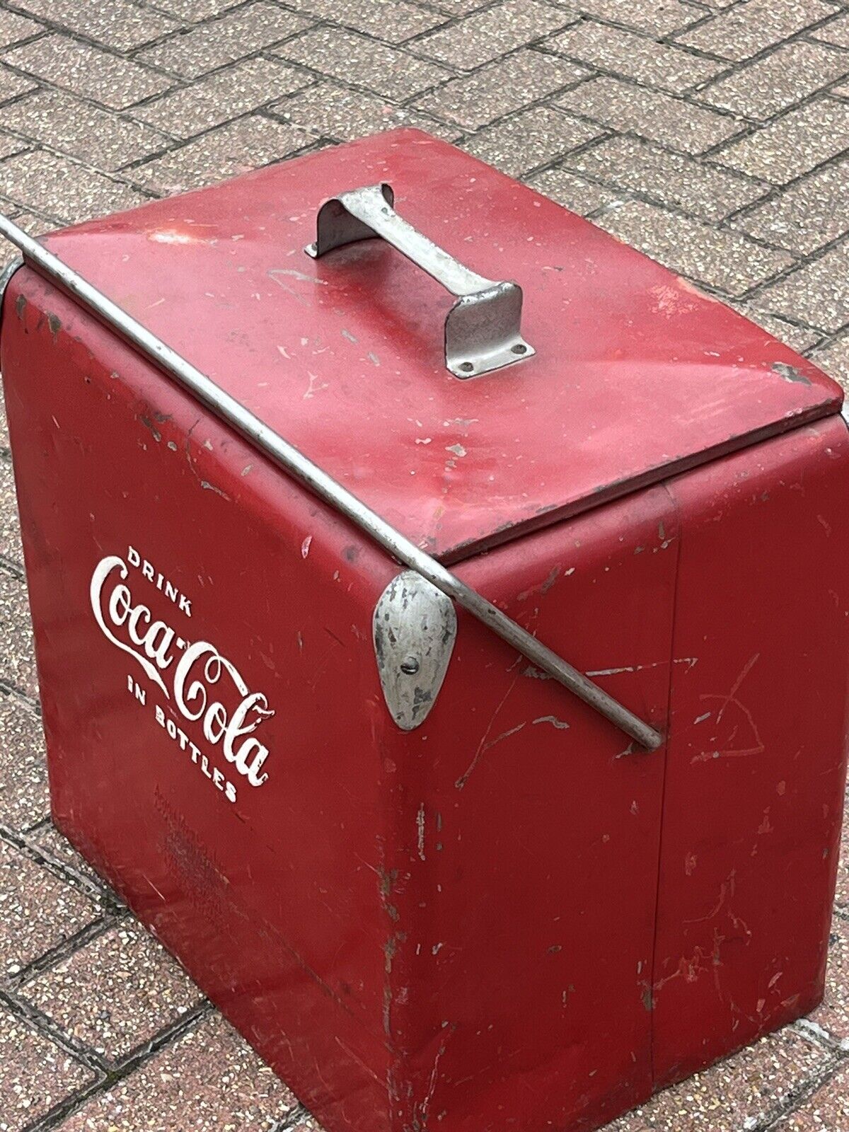 Original American Coca Cola Cool Box, Ice Box.