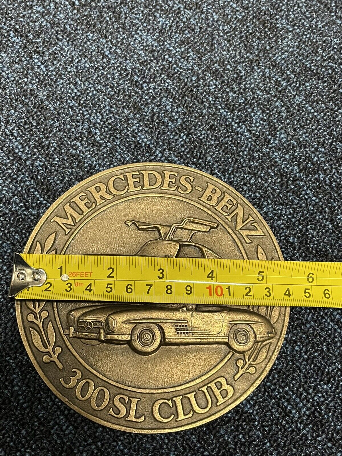 Mercedes 300SL Owners Plaque & Tie Pin