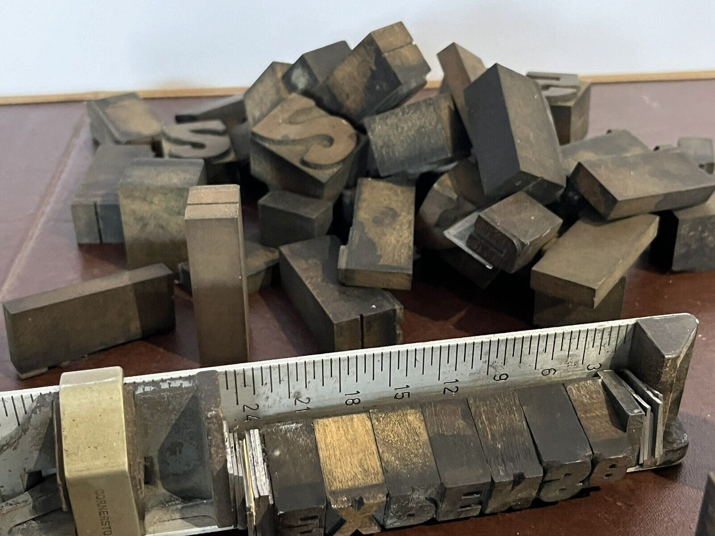 Printers Wooden Type Blocks