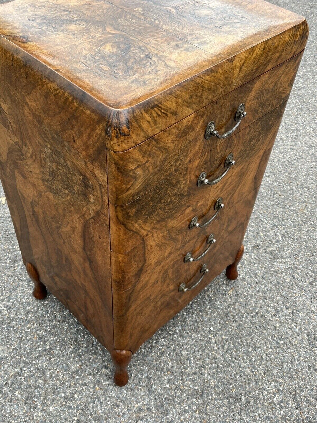 Art Deco Walnut Chest Of Drawers.Maurice Adams Of London W1. Amazing Quality.