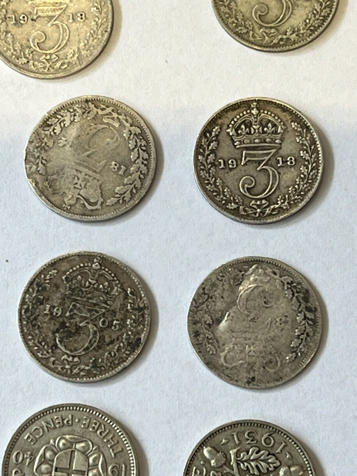 Silver Threepence Collection
