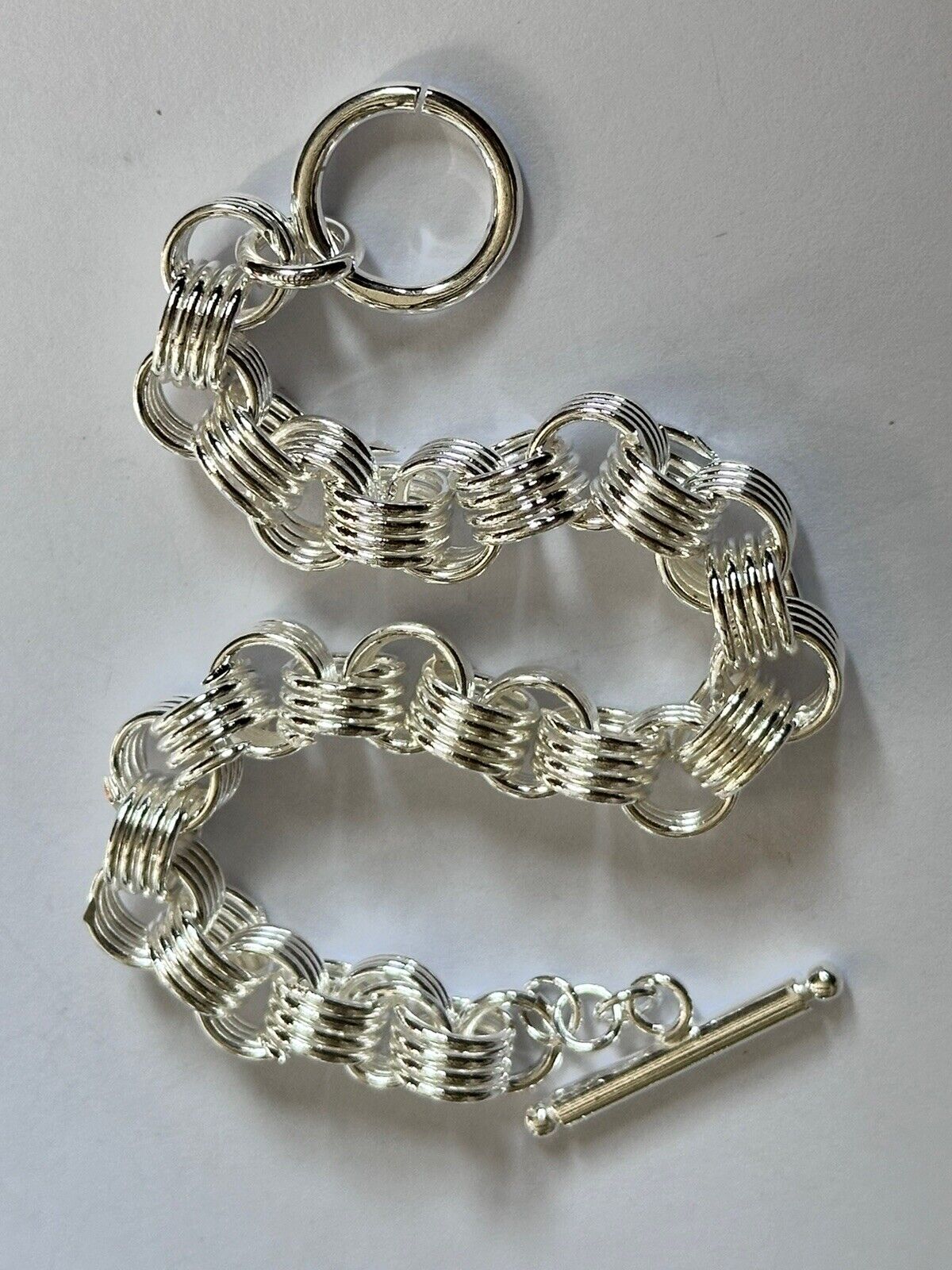 Silver 925 Chain Link Bracelet 28.05g