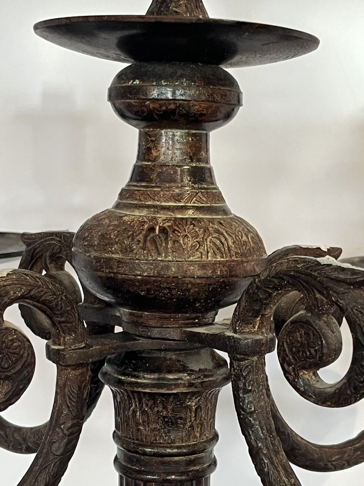Large 5 Branch Candelabra. Large and Impressive.