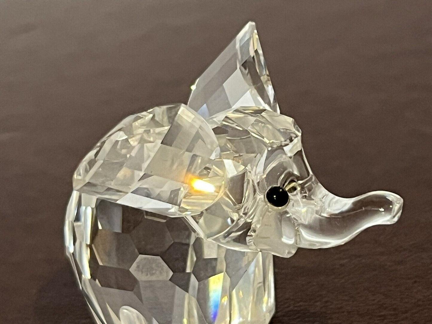 Swarovski Crystal Swan Signed Elephant