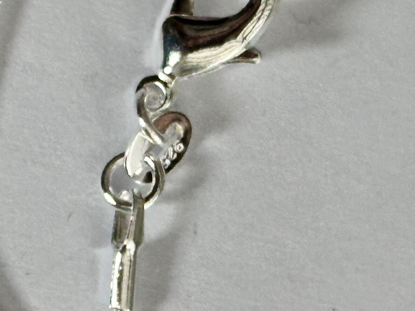 Vintage Silver 925 Three Pence Pendant Necklace