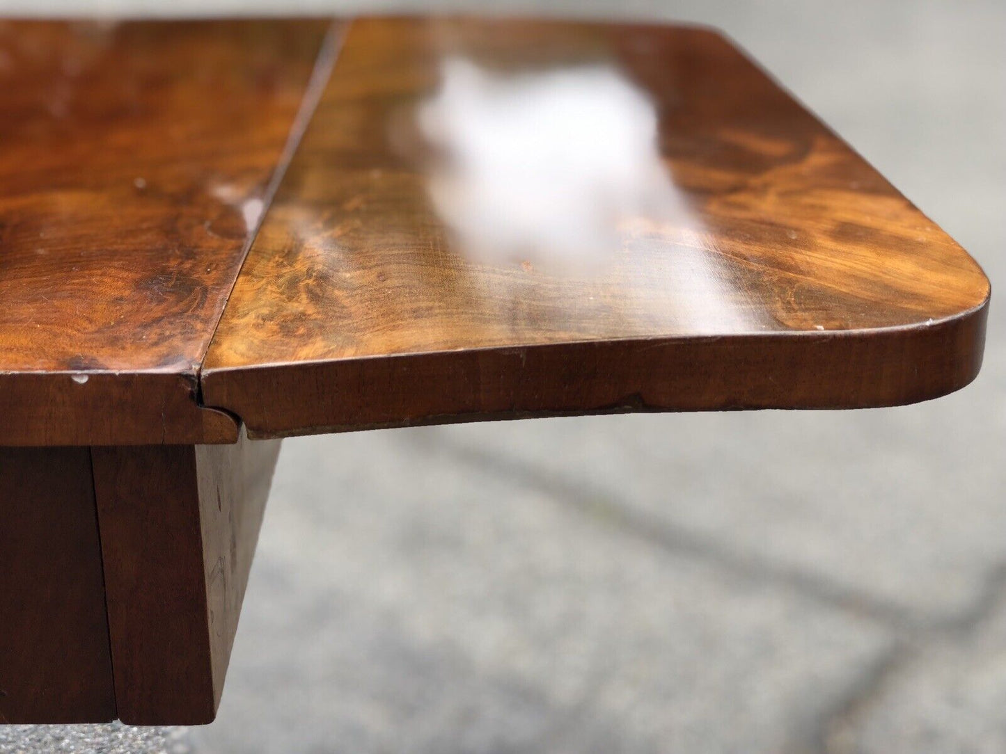 Antique Mahogany Biedermeier Sofa/Side Table. Superb Quality.