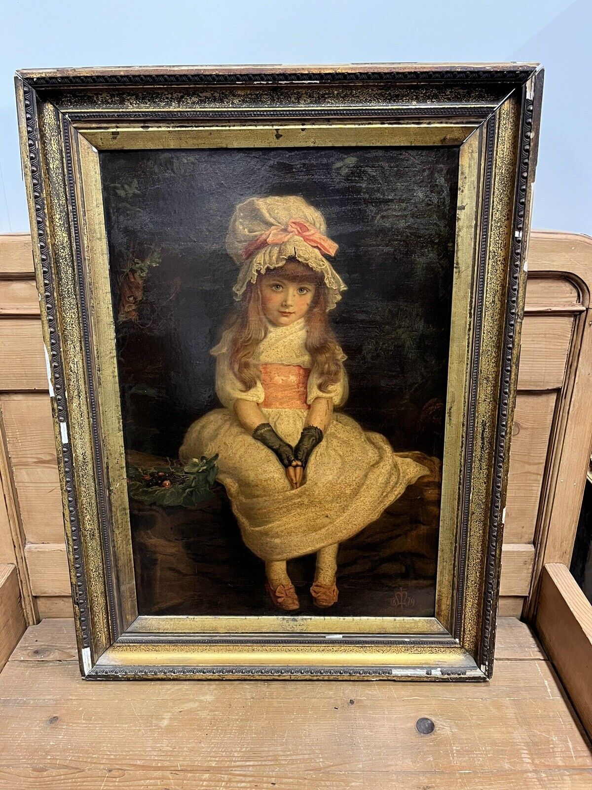 Victorian Pears Picture, In original Gilt Frame.
