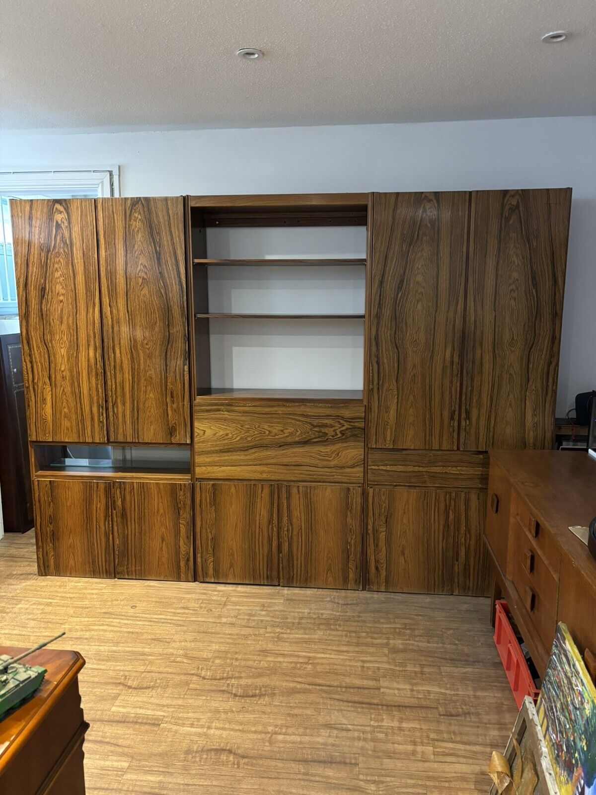 Archie Shine Rosewood Cocktail Cabinet, Display Cabinet, Shelves & Cupboards